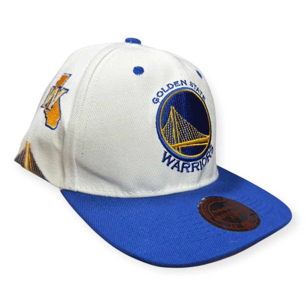 Mitchell & Ness Golden State Warriors Fresh Crown Adjustable‎ Snapback Hat Cap